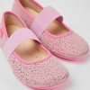 Camper Bailarinas | Bailarinas Rosas De Nobuk Para Ninos