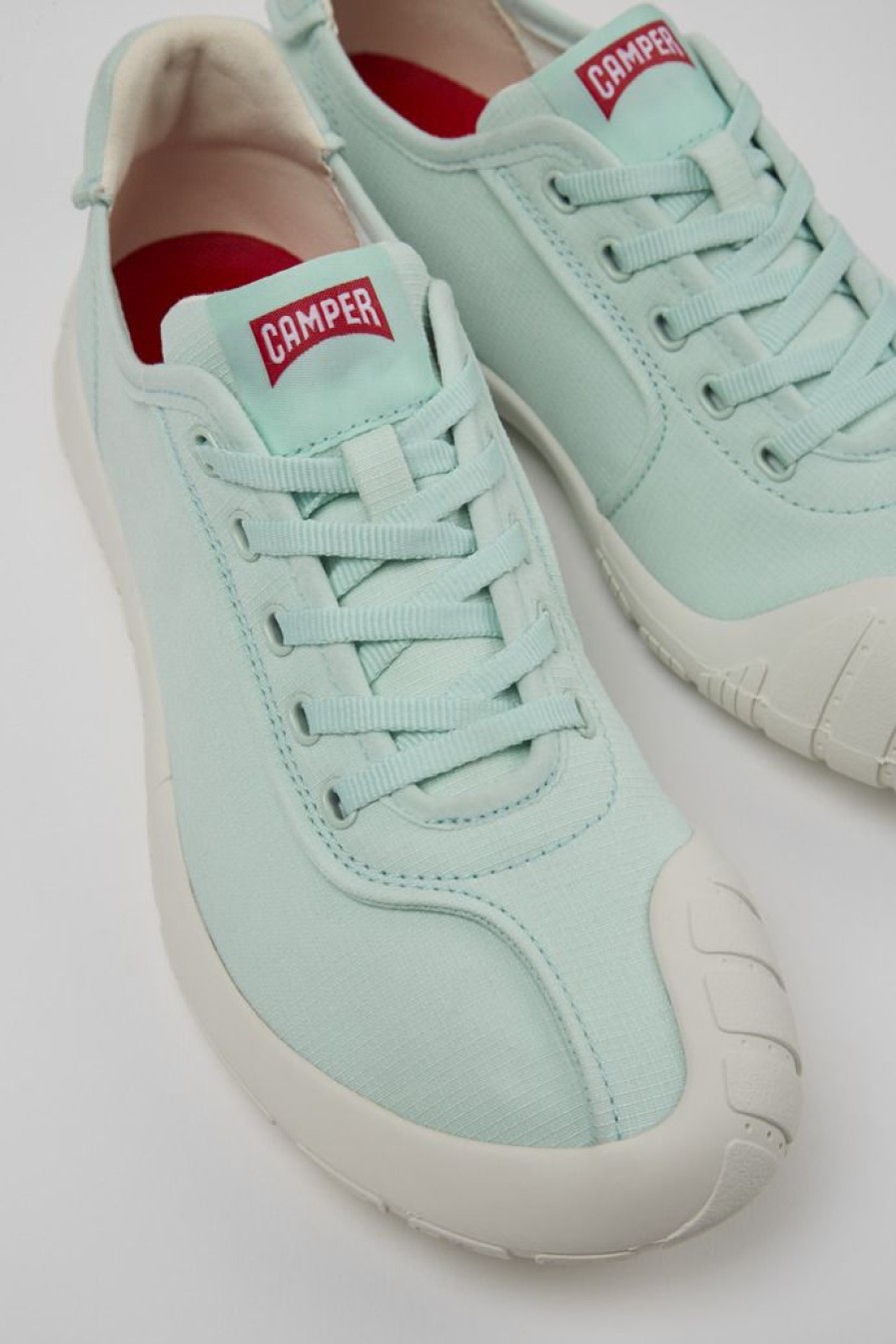 Camper Zapatillas | Sneaker De Tejido Azul Para Mujer