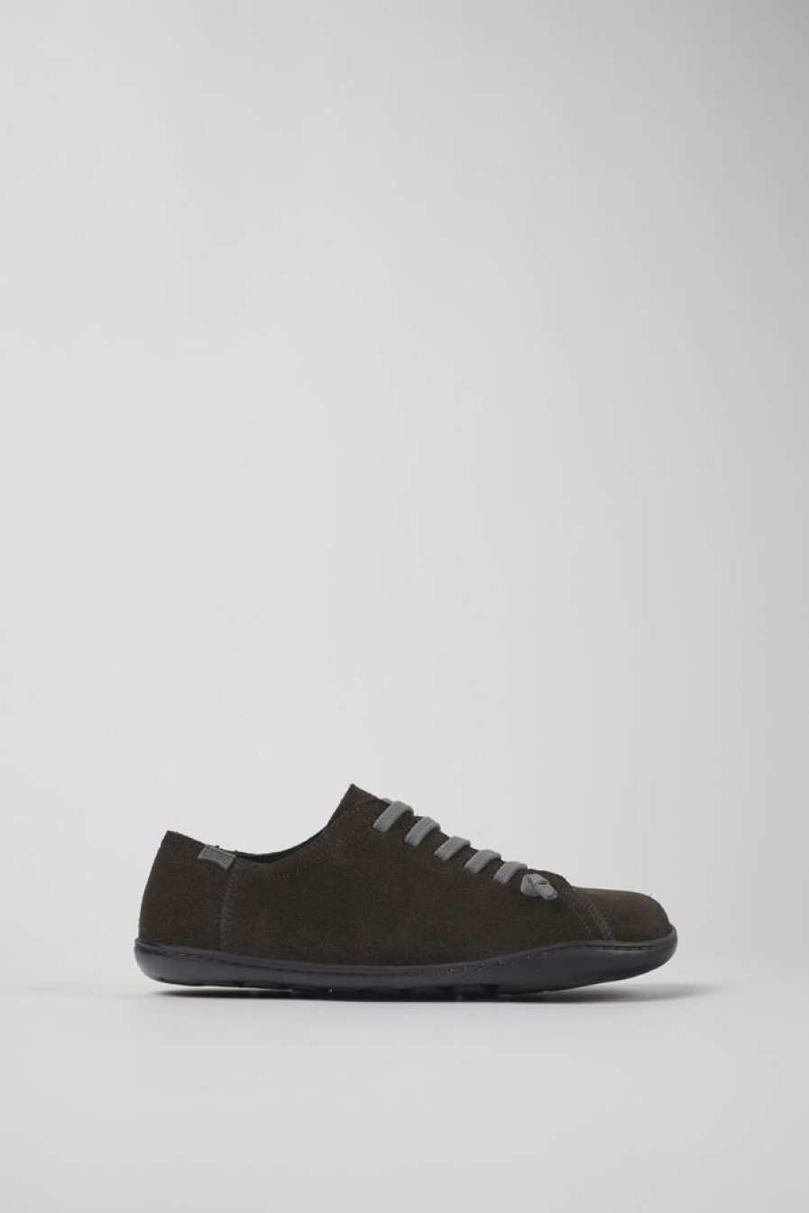Camper Zapatos Casual | Zapatos Grises De Nobuk Para Mujer