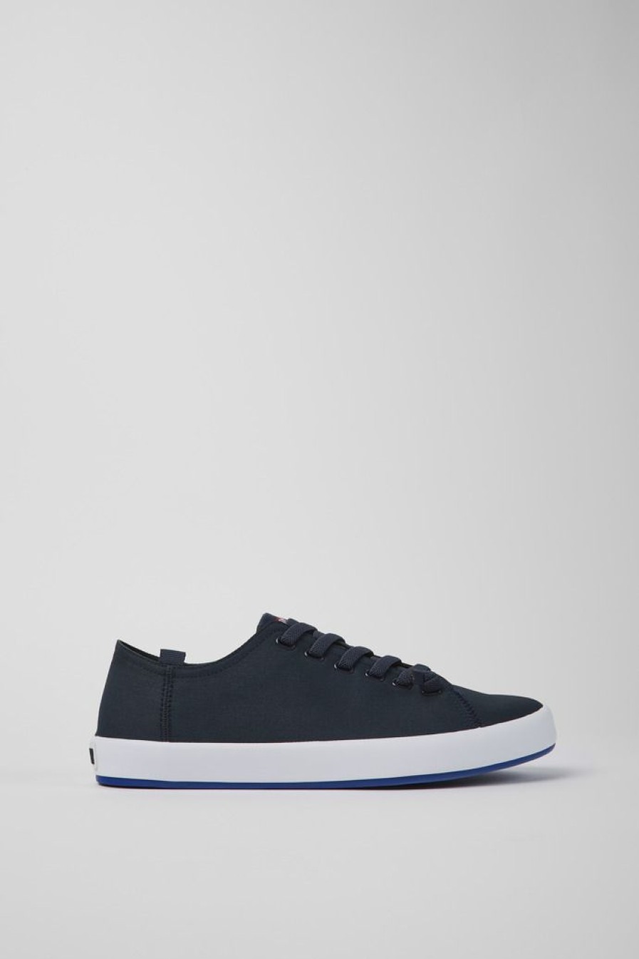 Camper Zapatillas | Zapatos Azules De Tejido Para Hombre