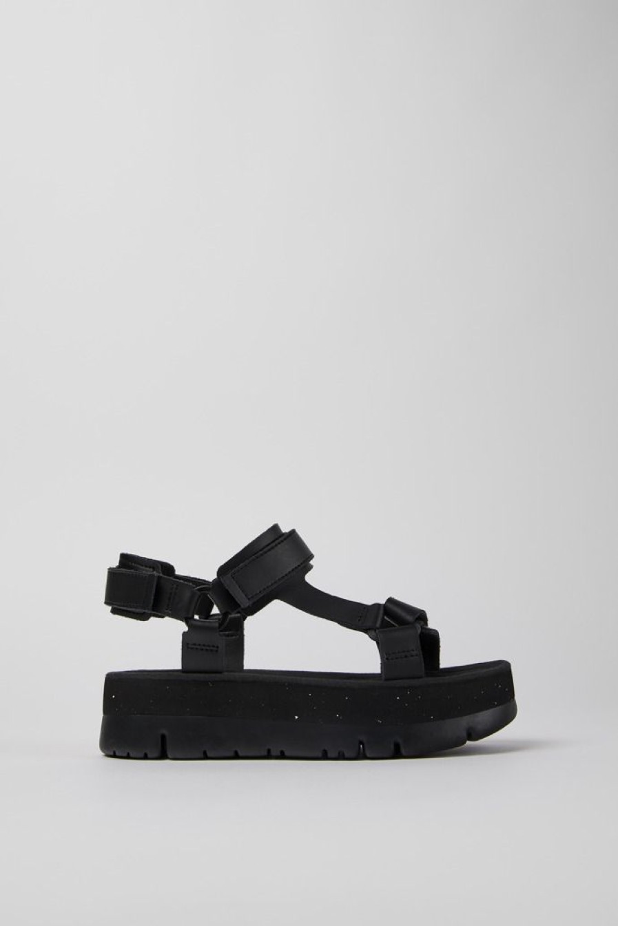 Camper Sandalias | Sandalias De Piel Negras Para Mujer