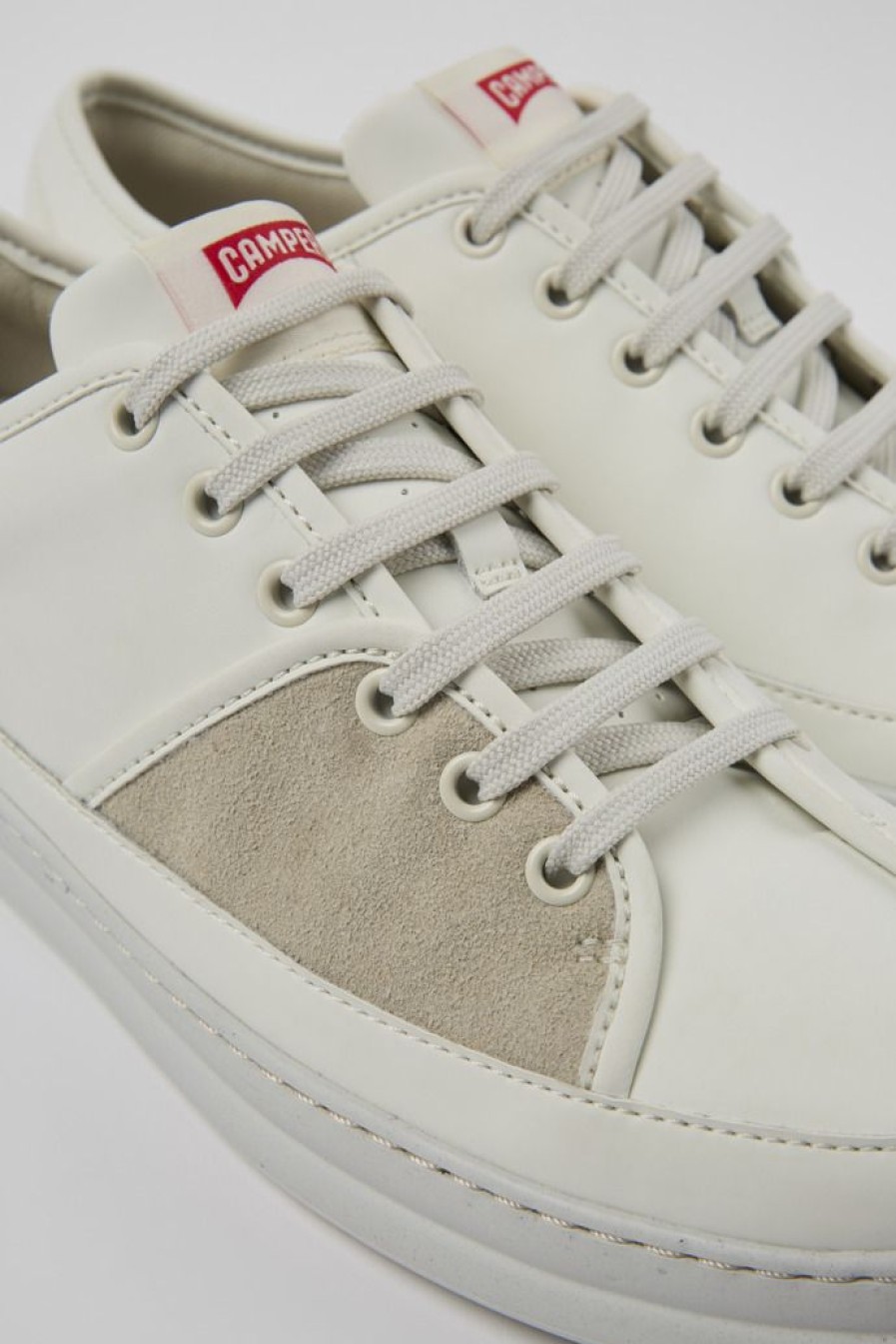 Camper Zapatillas | Sneakers Multicolores De Piel Y Nobuk Para Hombre