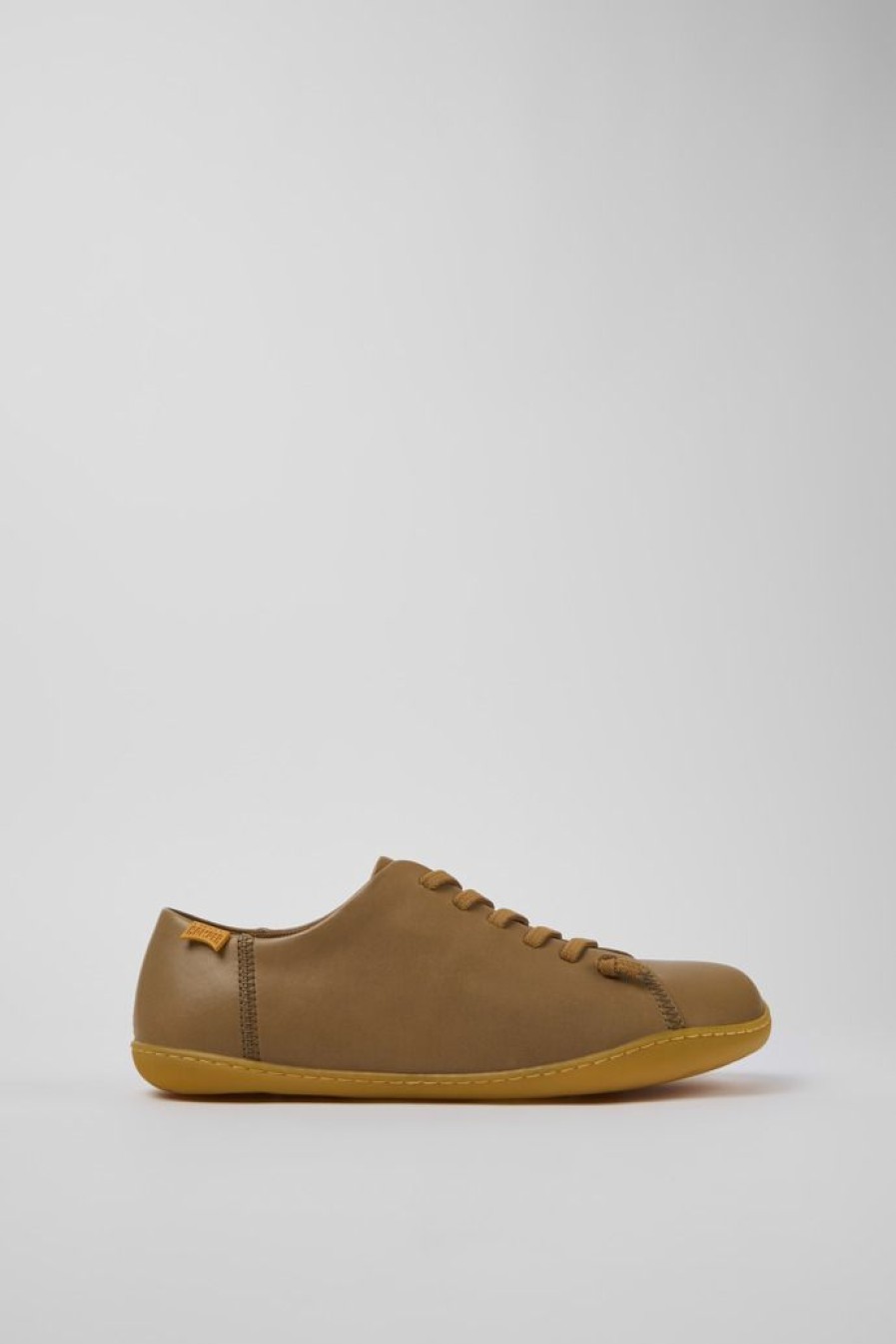 Camper Zapatos Casual | Zapatos De Piel Beige Para Hombre