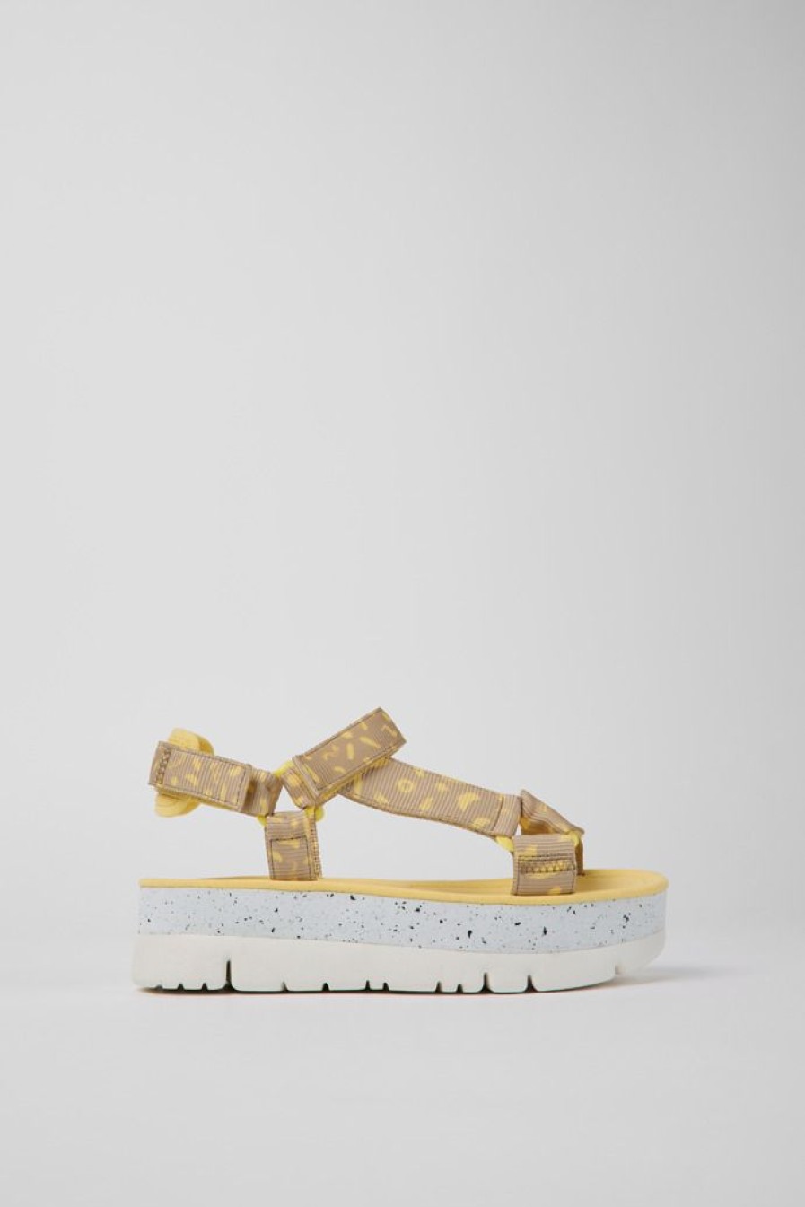 Camper Sandalias | Sandalias Multicolores De Tejido Para Mujer