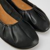 Camper Bailarinas | Bailarinas Negras De Piel Para Mujer