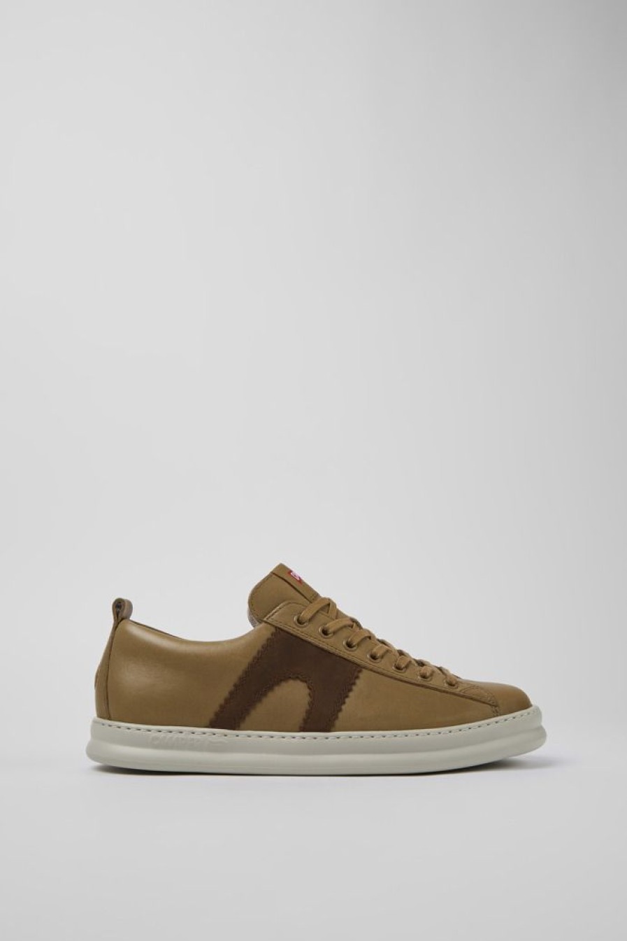 Camper Zapatillas | Sneaker De Piel Marron Para Hombre