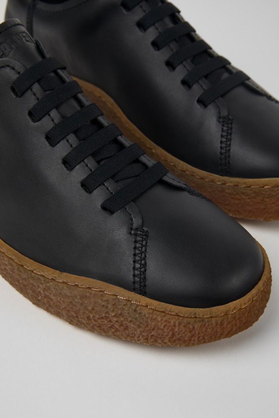Camper Zapatillas | Zapatos Negros De Piel Para Hombre