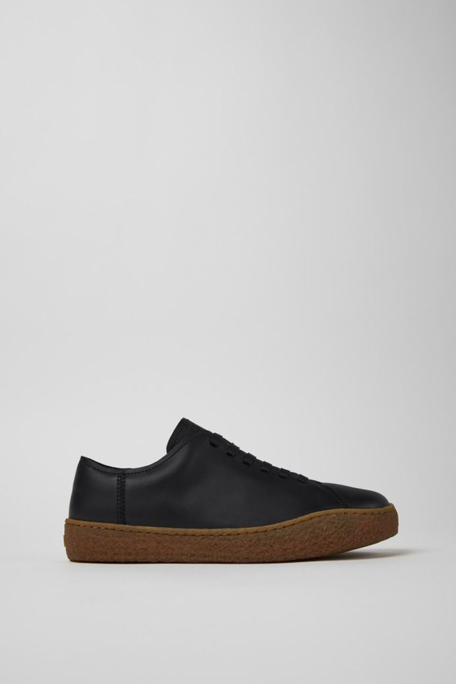 Camper Zapatillas | Zapatos Negros De Piel Para Hombre