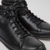 Camper Zapatos Casual | Botin Negro Para Hombre