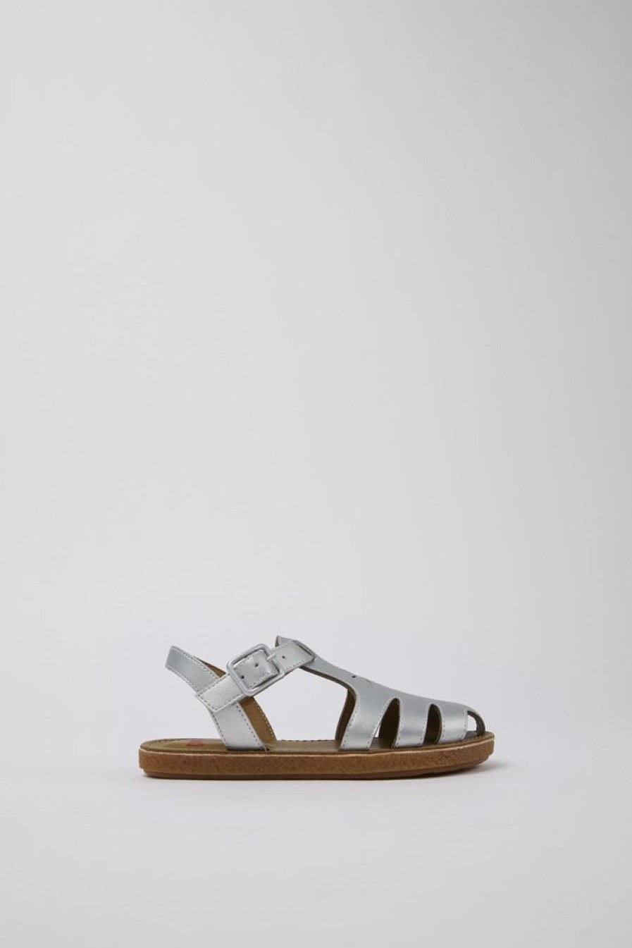 Camper Sandalias | Sandalia De Piel Gris