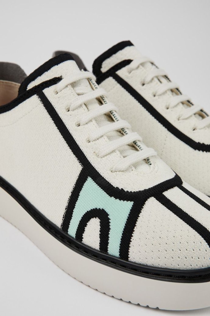 Camper Zapatillas | Sneaker De Tejido Blanca Para Mujer
