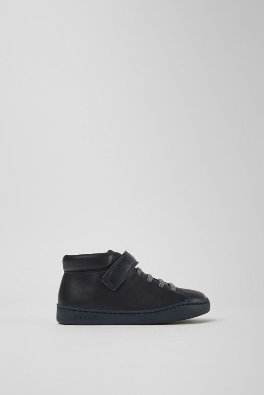 Camper Zapatillas | Sneakers De Piel Azul Oscuro