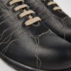 Camper Zapatillas | Zapato De Piel Negro Para Mujer