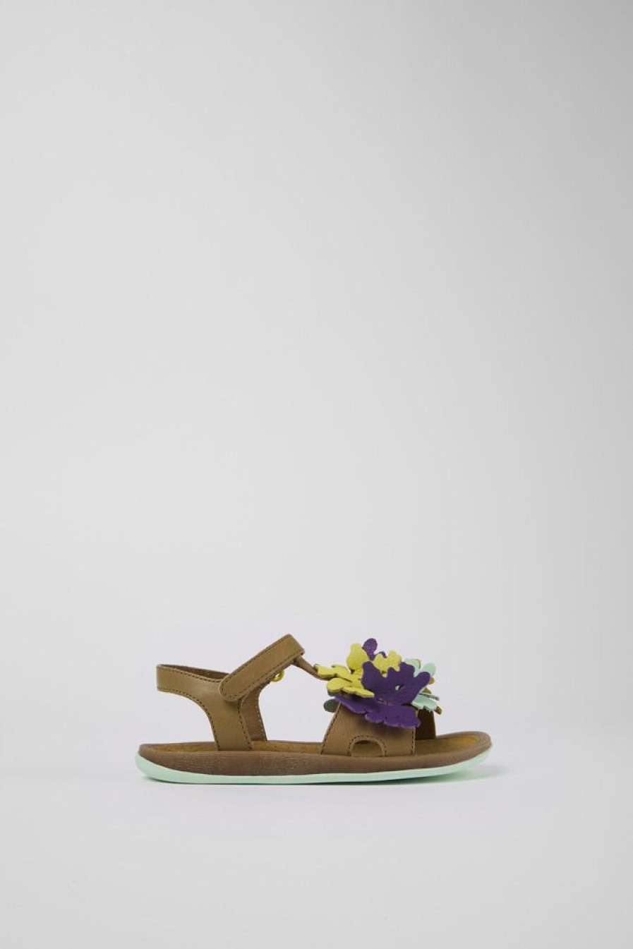 Camper Sandalias | Sandalia De Piel Multicolor