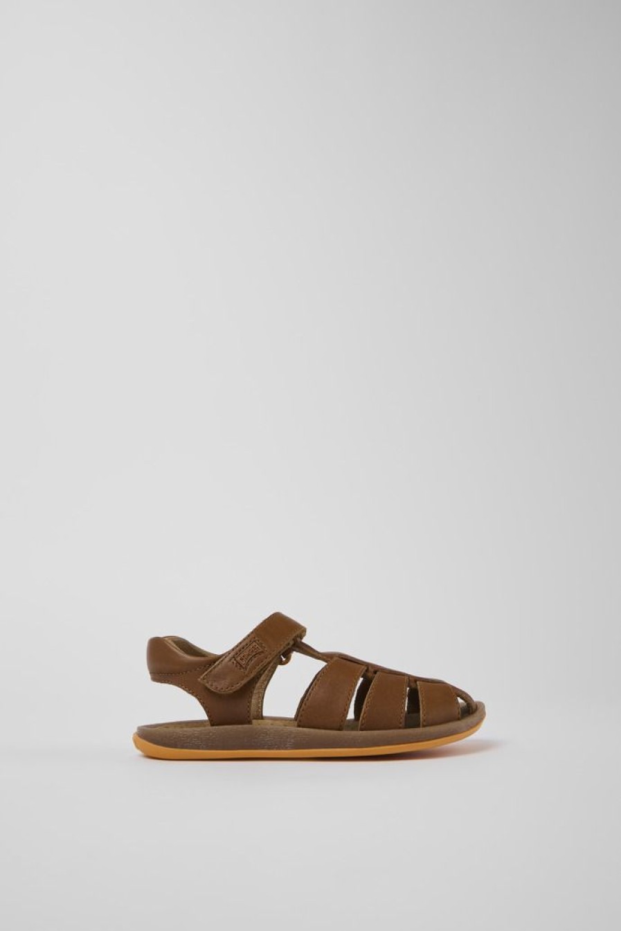 Camper Sandalias | Sandalia De Piel Marron