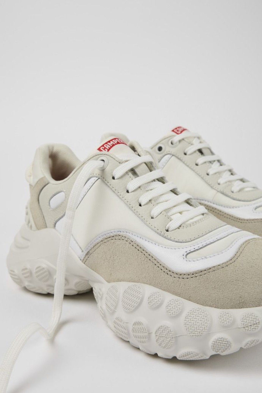 Camper Zapatillas | Sneaker De Tejido/Piel Multicolor Para Mujer