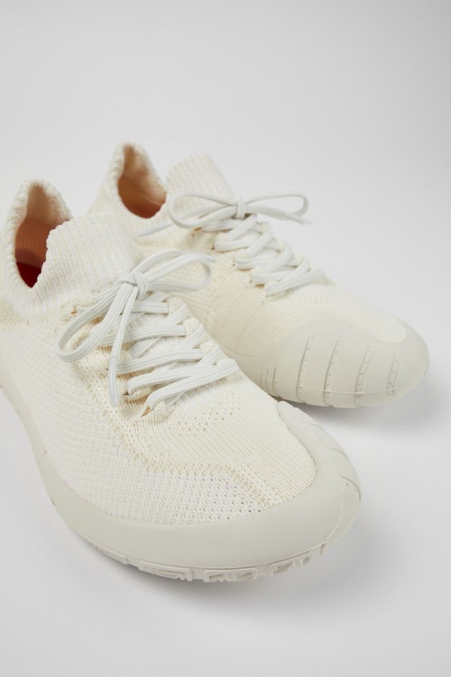 Camper Zapatillas | Sneaker De Tejido Blanca Para Mujer