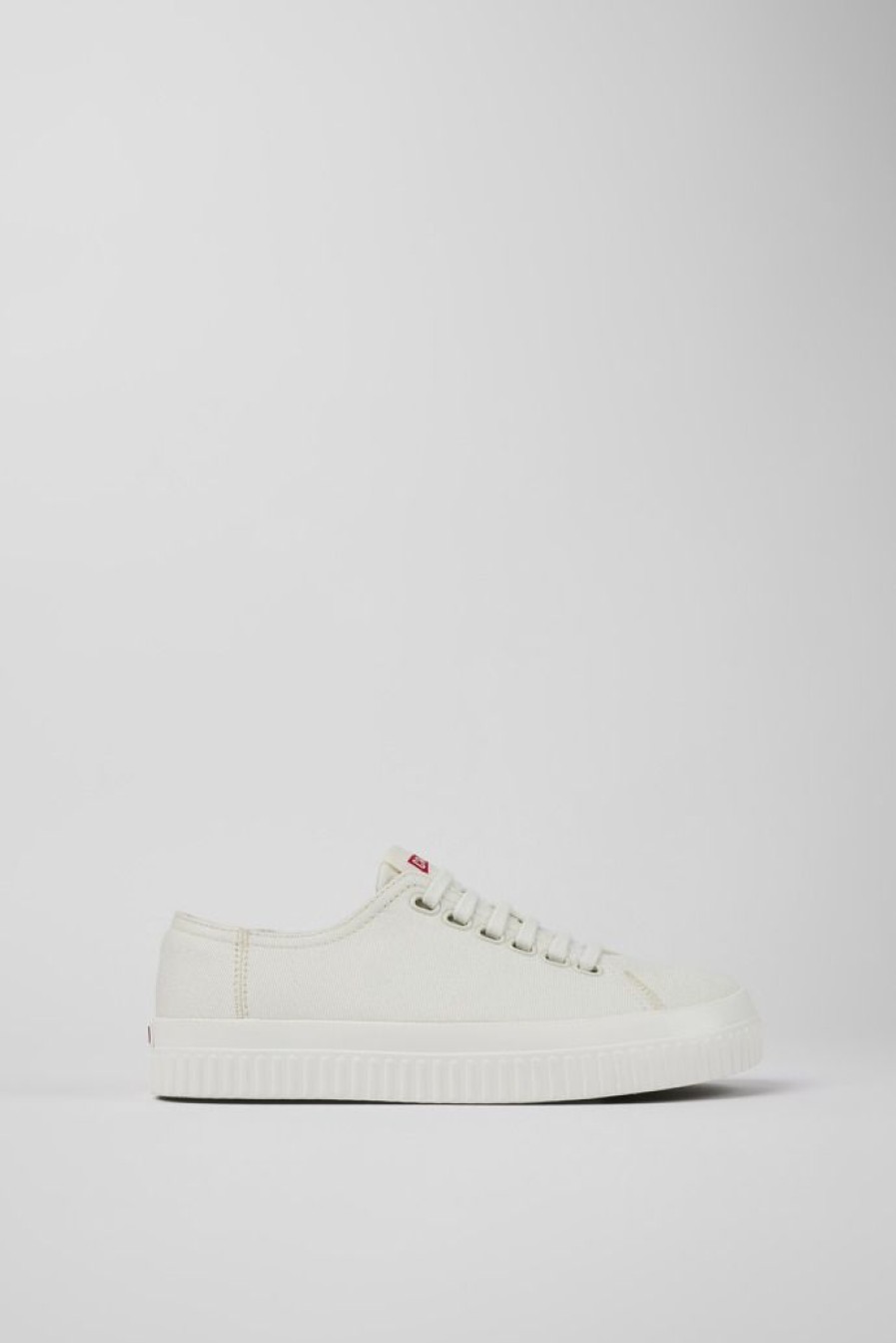Camper Zapatillas | Zapato De Tejido Blanco Para Mujer