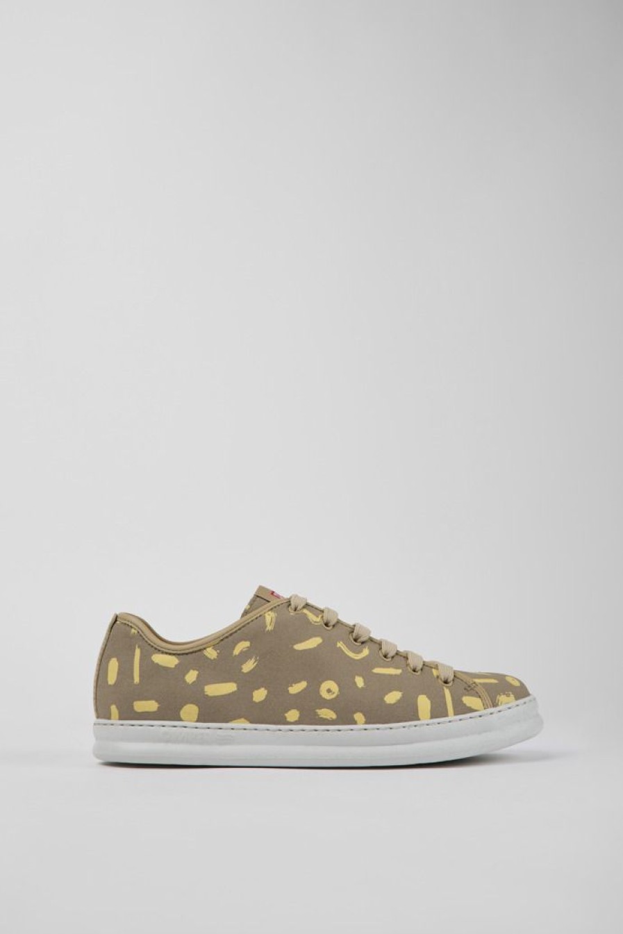 Camper Zapatillas | Sneakers Multicolores De Nobuk Y Piel Para Hombre