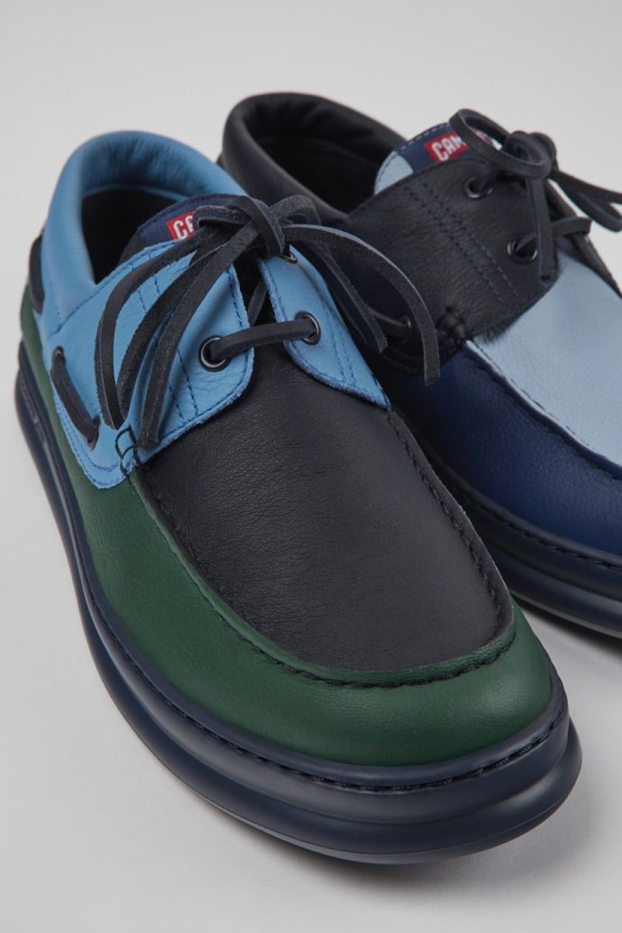 Camper Zapatos Casual | Sneakers De Piel Multicolores Para Hombre