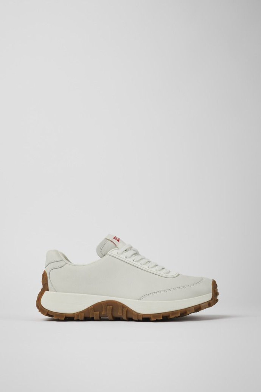 Camper Zapatillas | Sneakers Blancas De Piel Sin Tenir Para Mujer