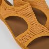Camper Sandalias | Sandalia De Tejido/Piel Naranja Para Mujer