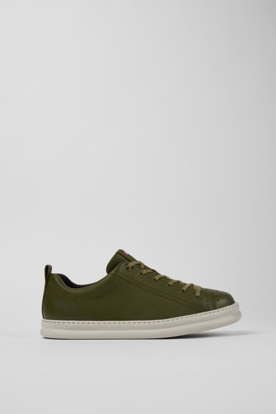 Camper Zapatillas | Sneaker De Piel Verde Para Hombre