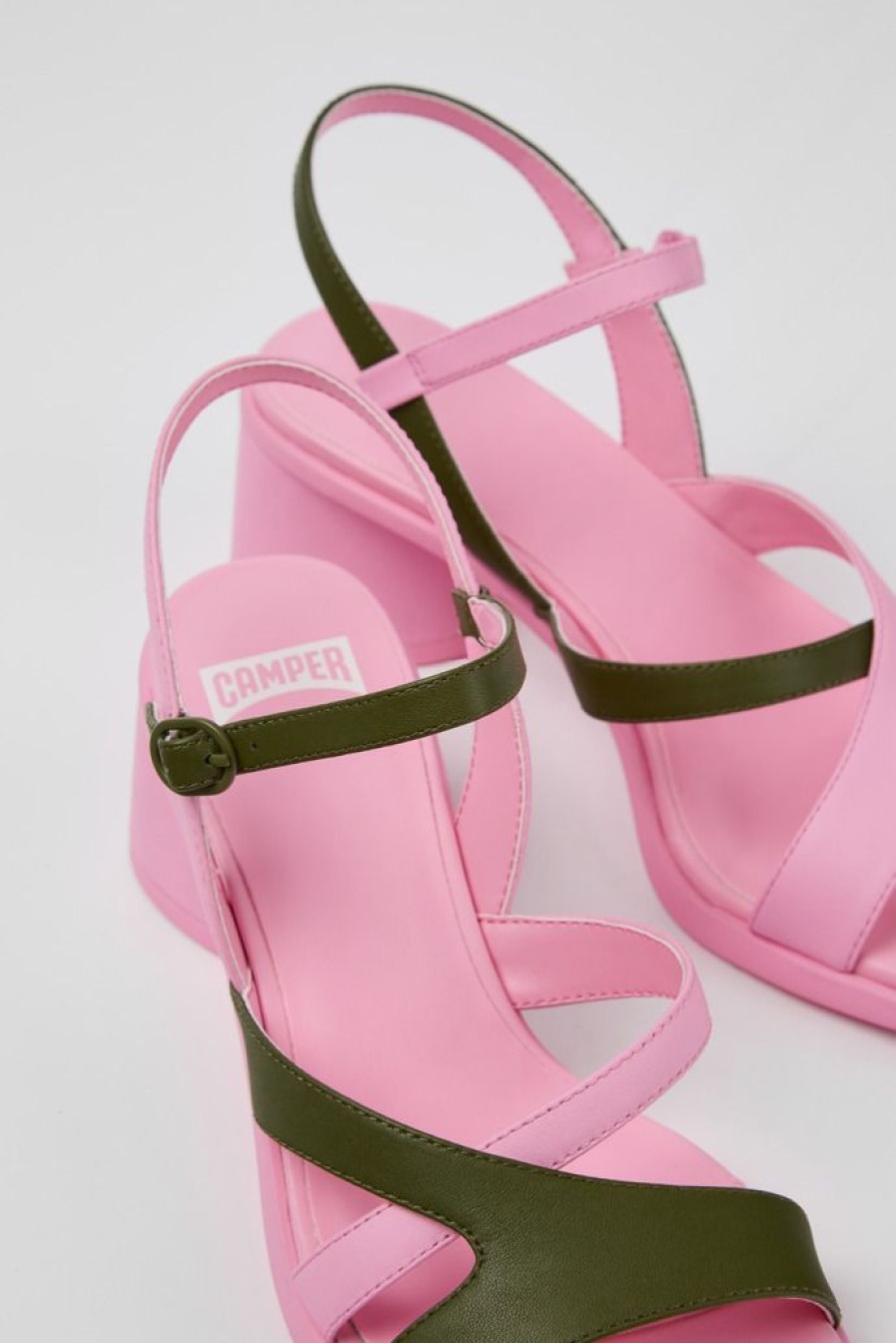 Camper Sandalias | Zapatos Sin Talon Ni Puntera De Piel Para Mujer