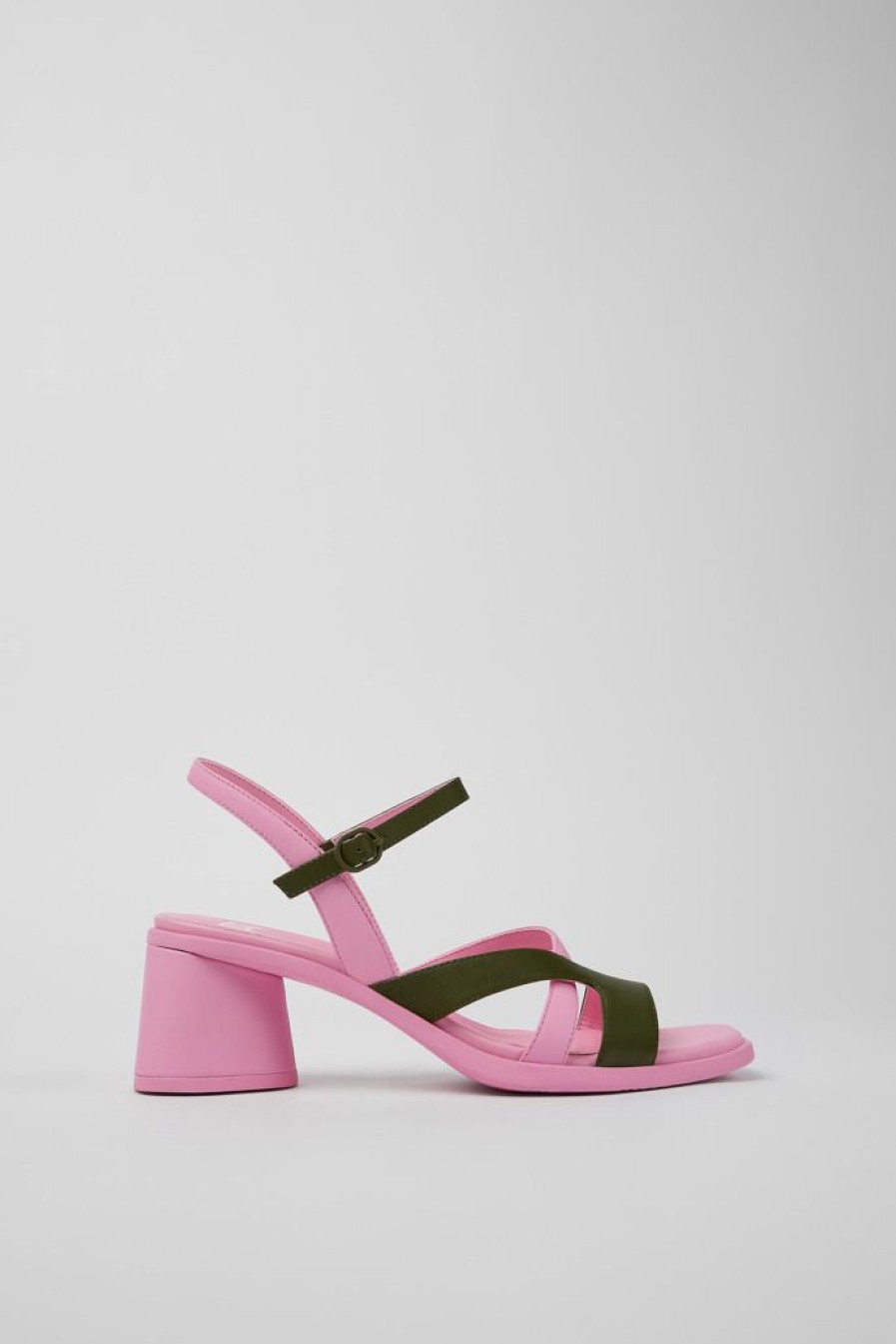 Camper Sandalias | Zapatos Sin Talon Ni Puntera De Piel Para Mujer