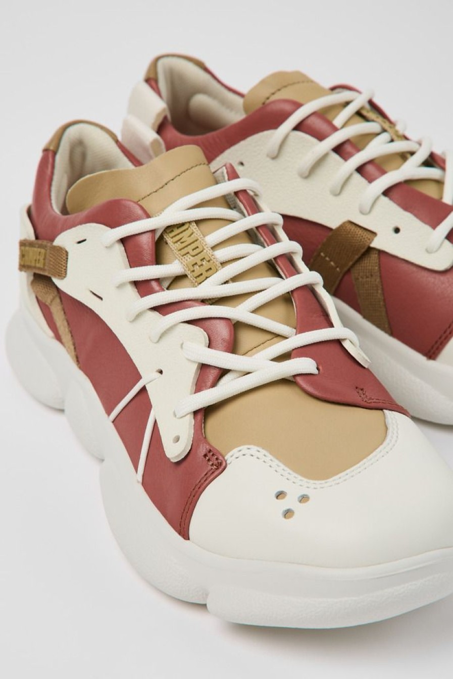 Camper Zapatillas | Sneaker De Piel/Tejido Multicolor Para Mujer