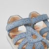 Camper Sandalias | Sandalias Azules De Nobuk Para Ninos