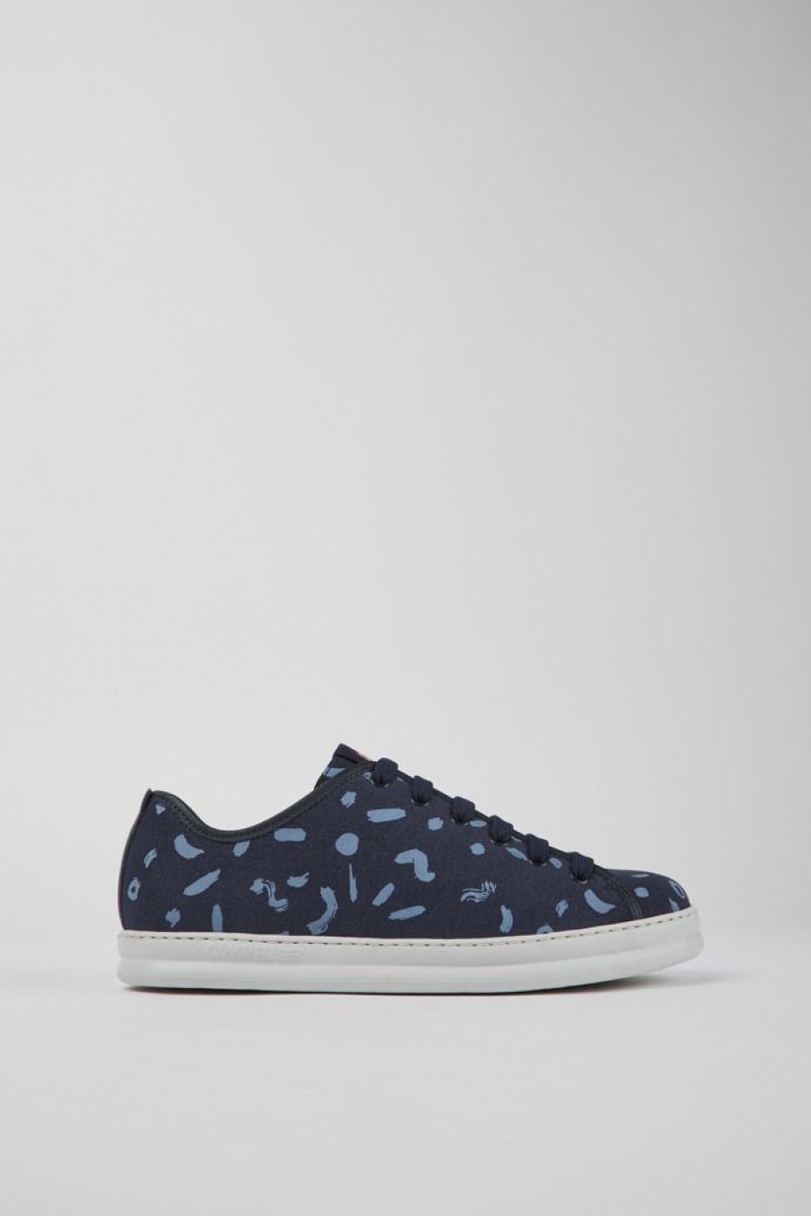 Camper Zapatillas | Sneakers Multicolores De Nobuk Y Piel Para Hombre