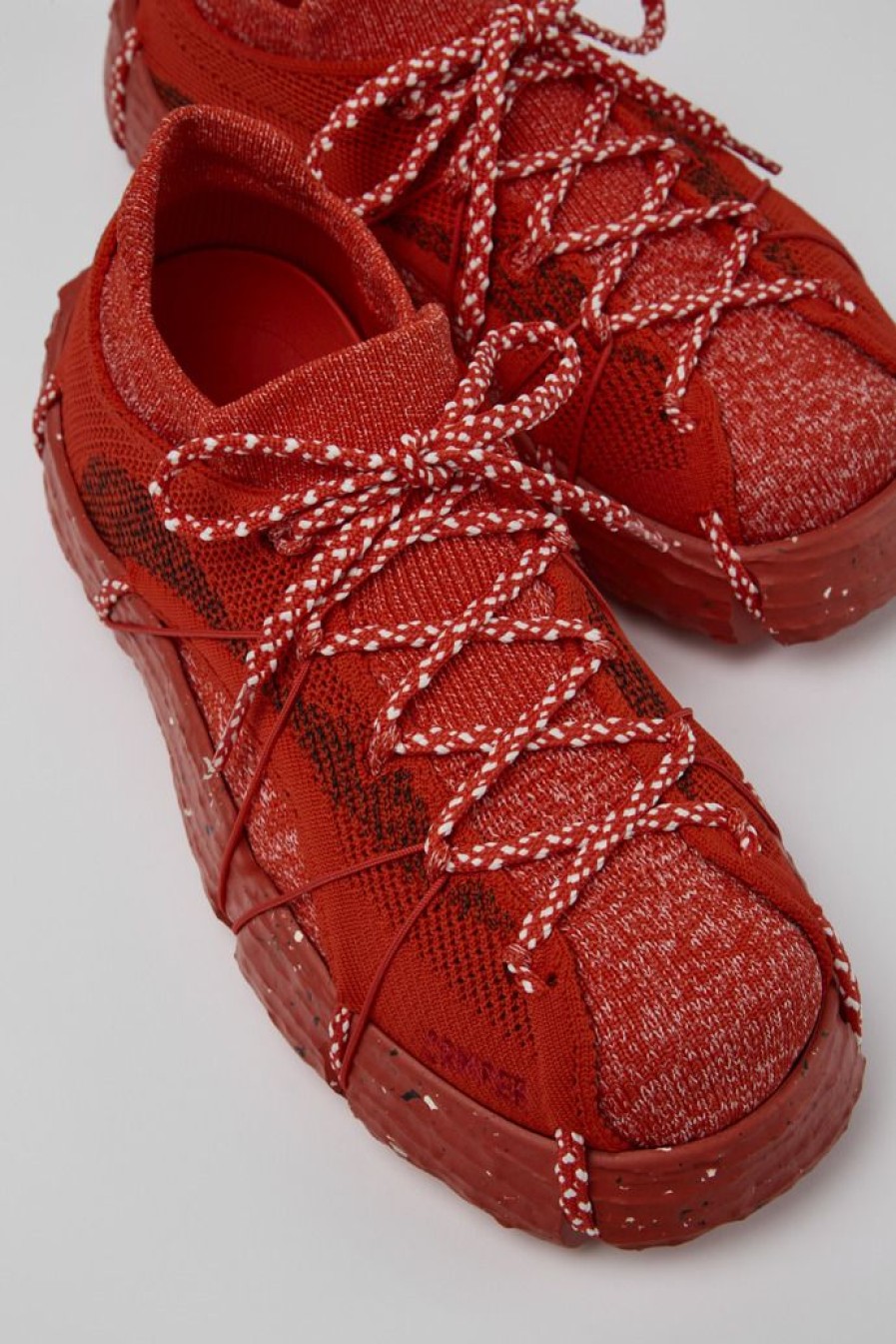 Camper Zapatillas | Zapatilla Roja Para Mujer