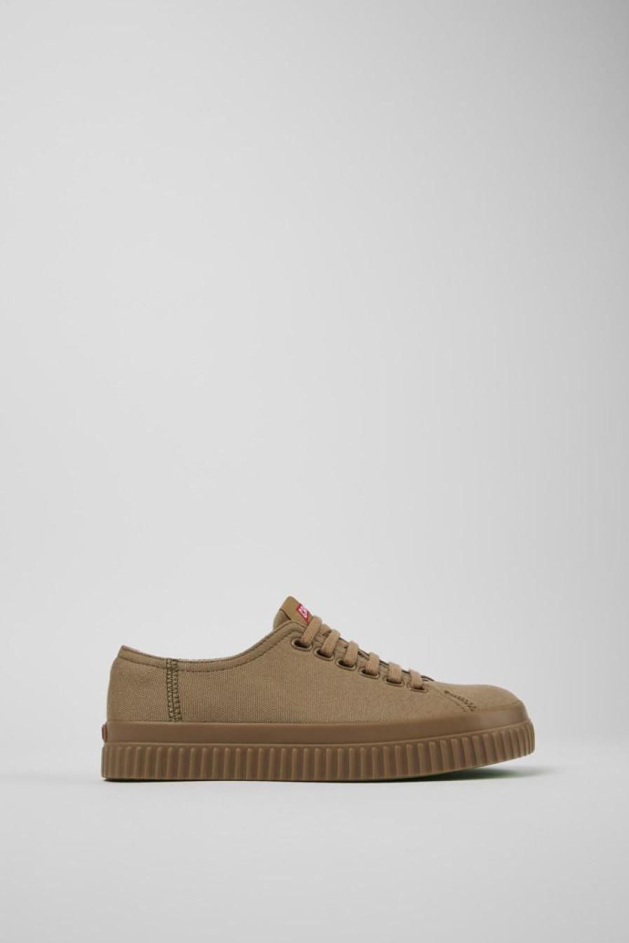 Camper Zapatillas | Zapatos De Tejido Marrones Para Mujer