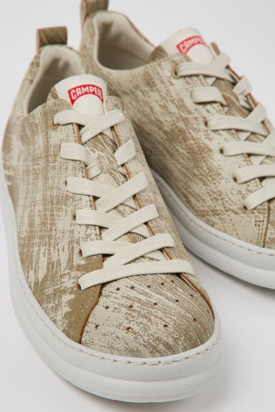 Camper Zapatillas | Sneaker Multicolor De Nobuk Reciclado Para Hombre