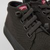 Camper Zapatos De Cordones | Sneakers Gris Oscuro De Tejido Para Ninos