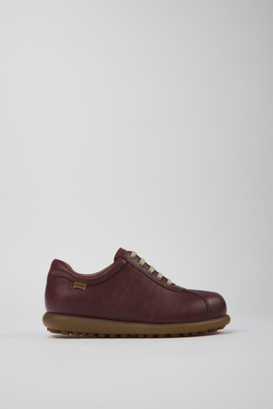 Camper Zapatos Casual | Zapatos Marrones De Piel Vegetal Para Mujer