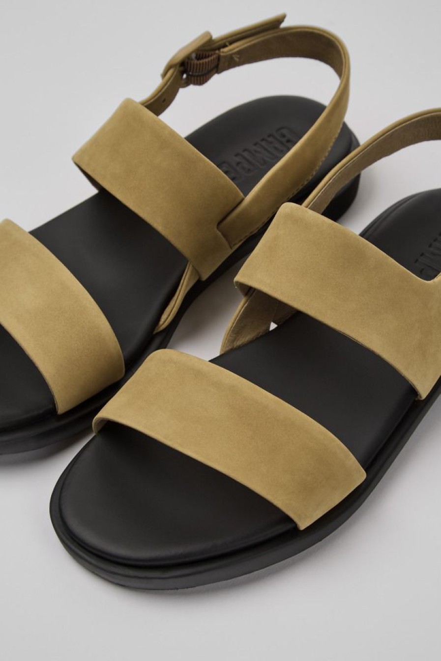 Camper Sandalias | Sandalias De Piel Marrones Para Mujer