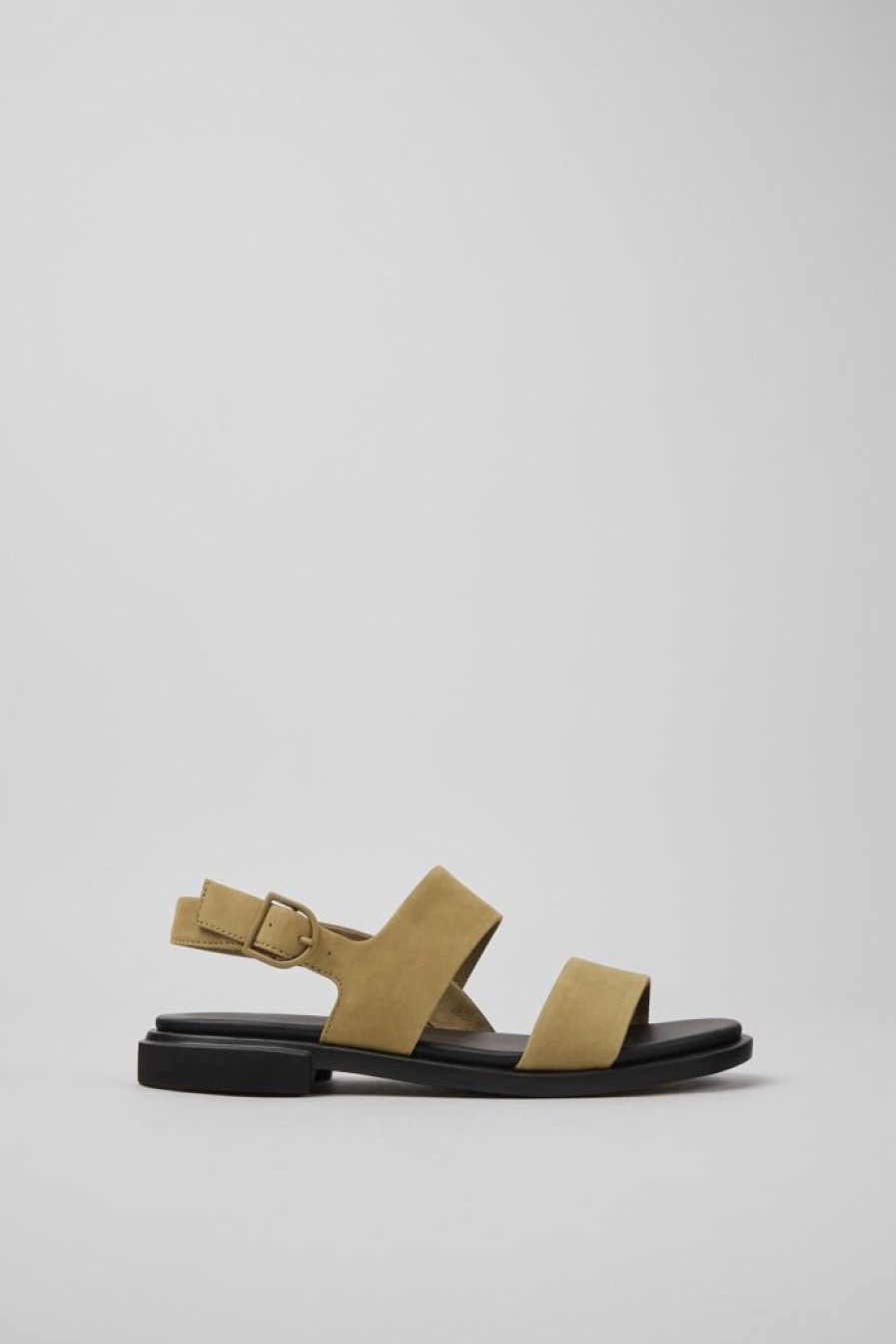 Camper Sandalias | Sandalias De Piel Marrones Para Mujer