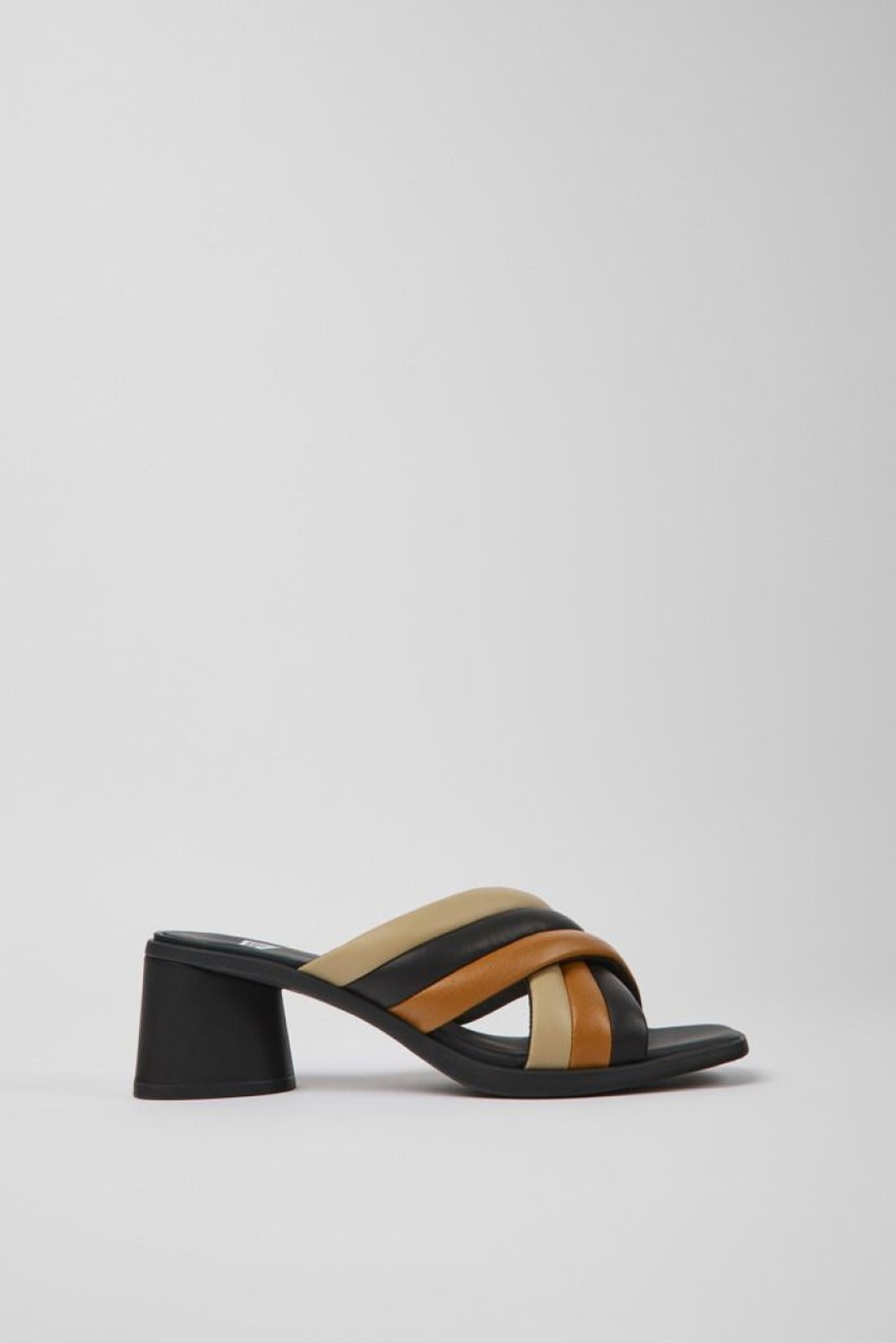 Camper Sandalias | Sandalias De Piel Multicolores Para Mujer