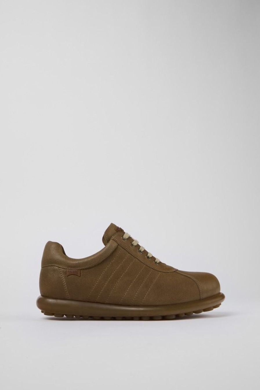 Camper Zapatos Casual | Sneaker Oxford De Piel Marron Para Hombre