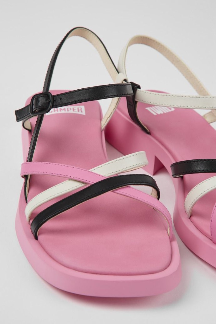 Camper Sandalias | Sandalias De Piel Multicolores Para Mujer