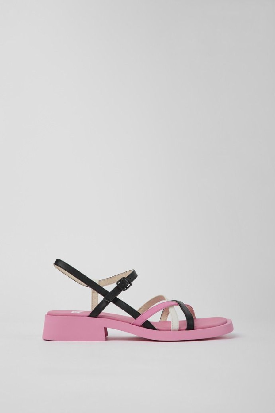 Camper Sandalias | Sandalias De Piel Multicolores Para Mujer