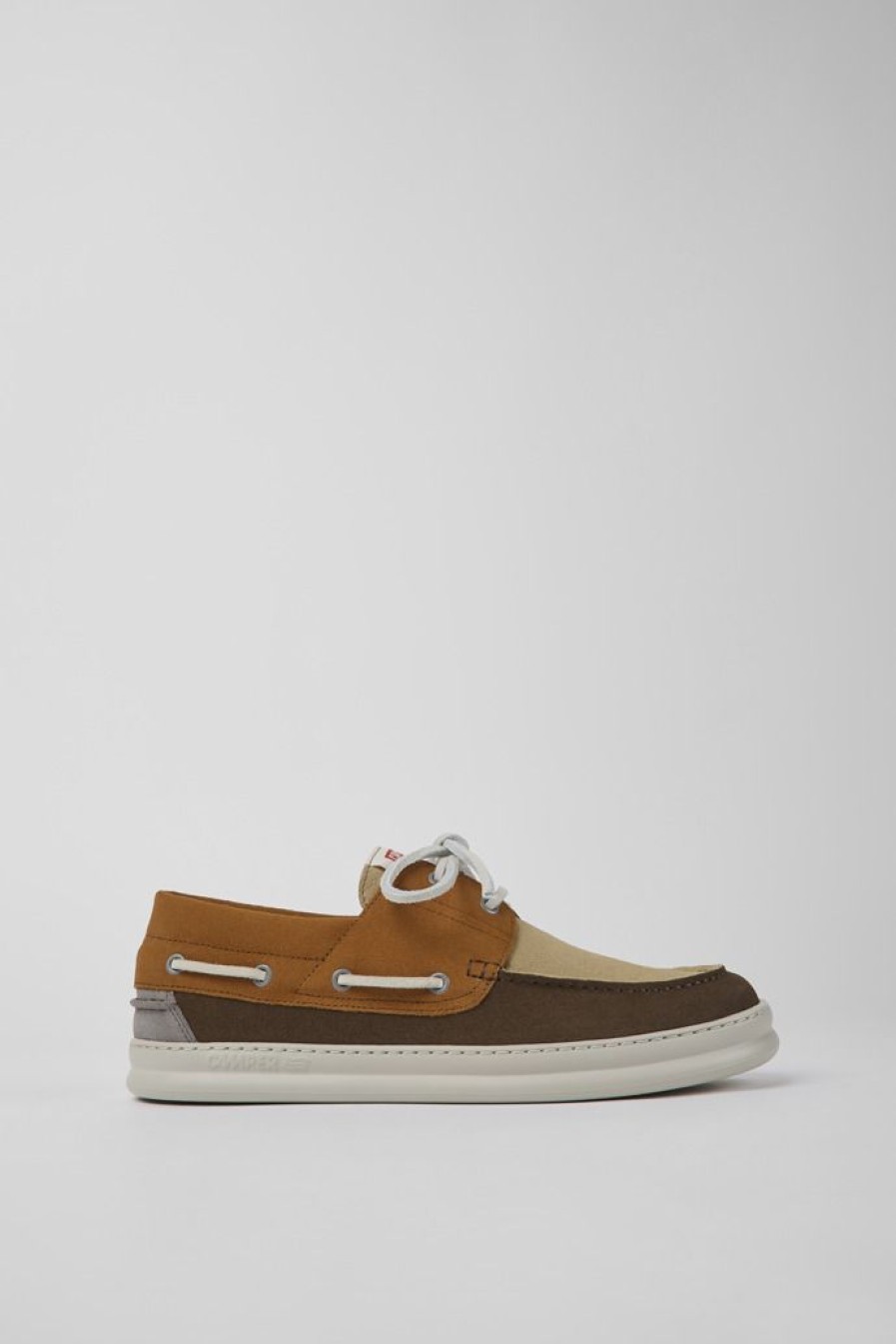Camper Zapatos Casual | Sneakers Multicolores De Nobuk Para Hombre
