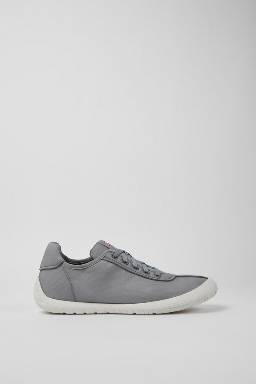 Camper Zapatillas | Sneakers Grises De Tejido Para Hombre