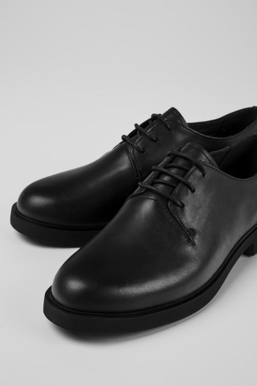 Camper Zapatos Planos | Zapato Negro Para Mujer