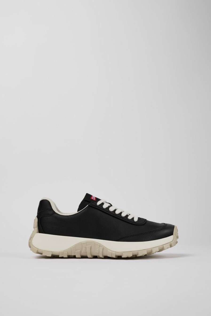 Camper Zapatillas | Sneaker De Piel/Tejido Negra Para Mujer