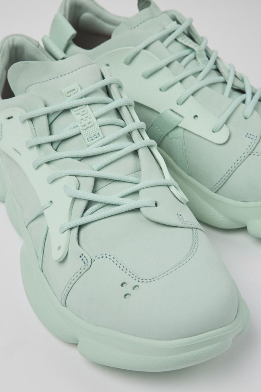 Camper Zapatillas | Sneaker De Nobuk/Tejido Azul Para Hombre