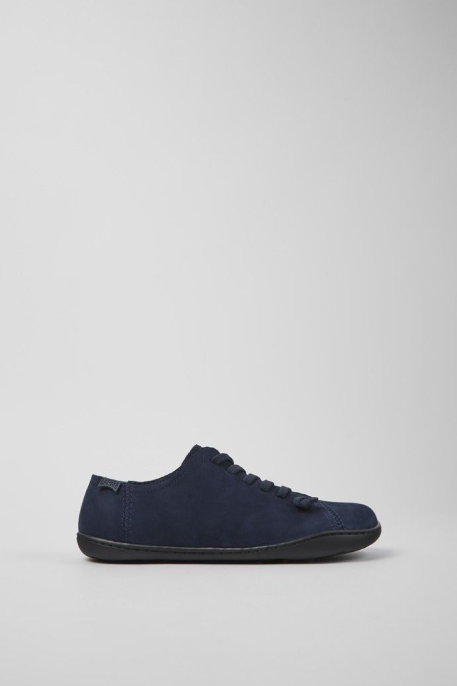 Camper Zapatos Casual | Zapatos Azules De Nobuk Para Mujer