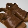 Camper Sandalias | Sandalia De Piel Marron